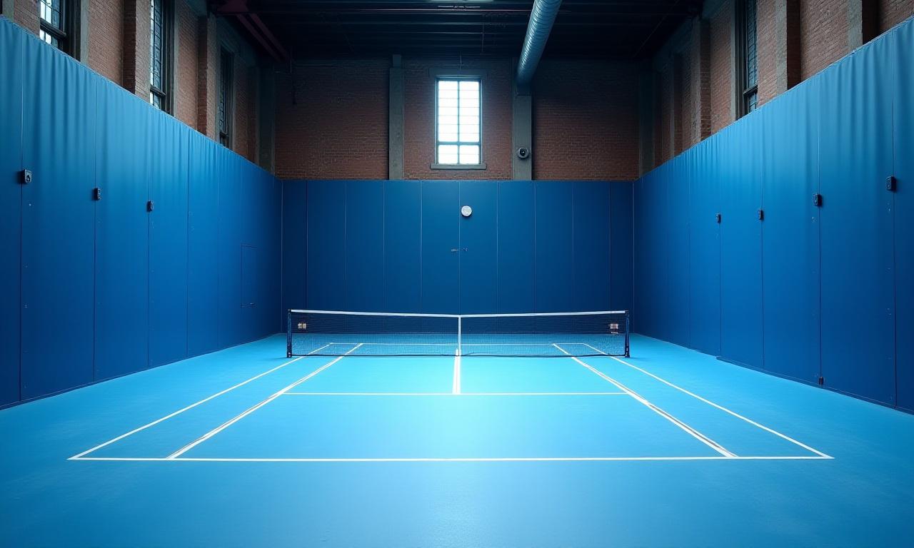 Modern Padel court installation in Brooklyn